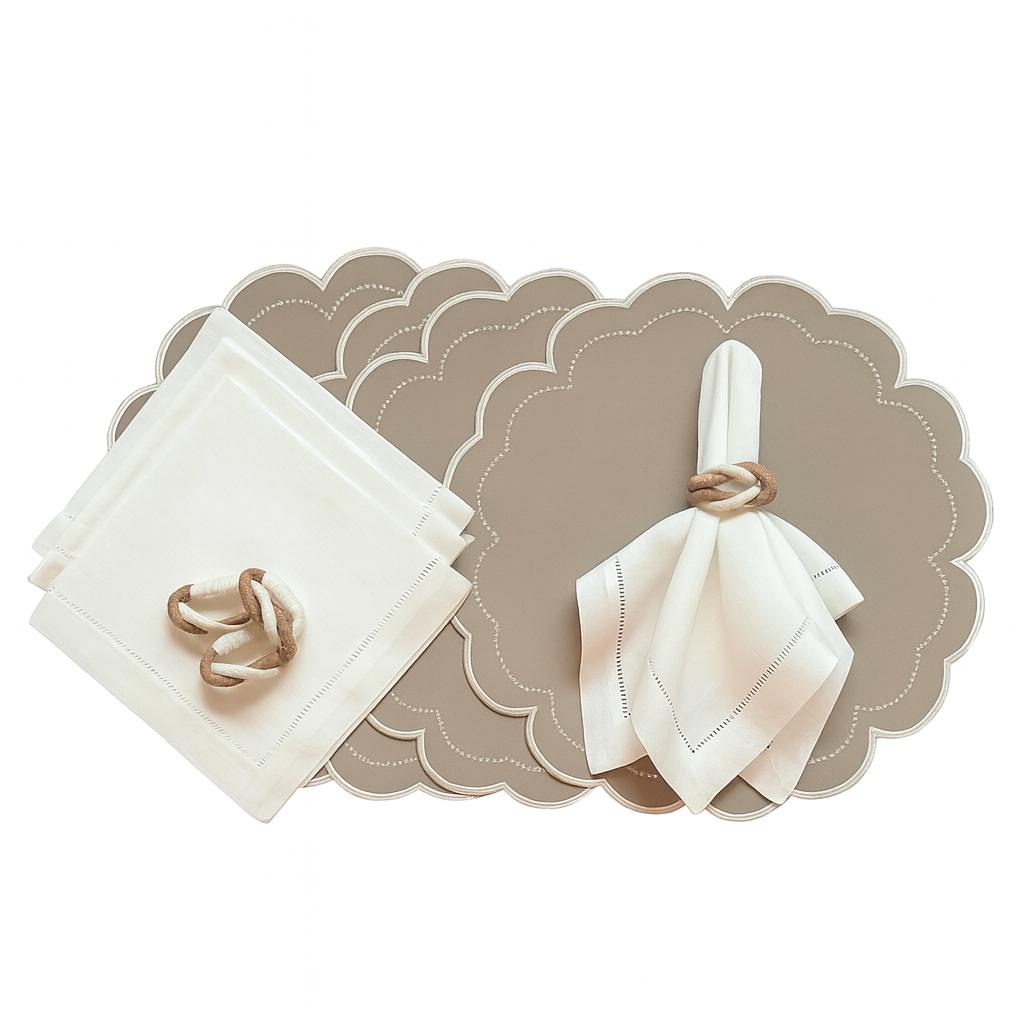 S/4 Double Braided Napkin Ring