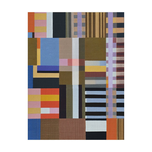 Woven Perspectives No. 02 — Geometric Abstract Art Print