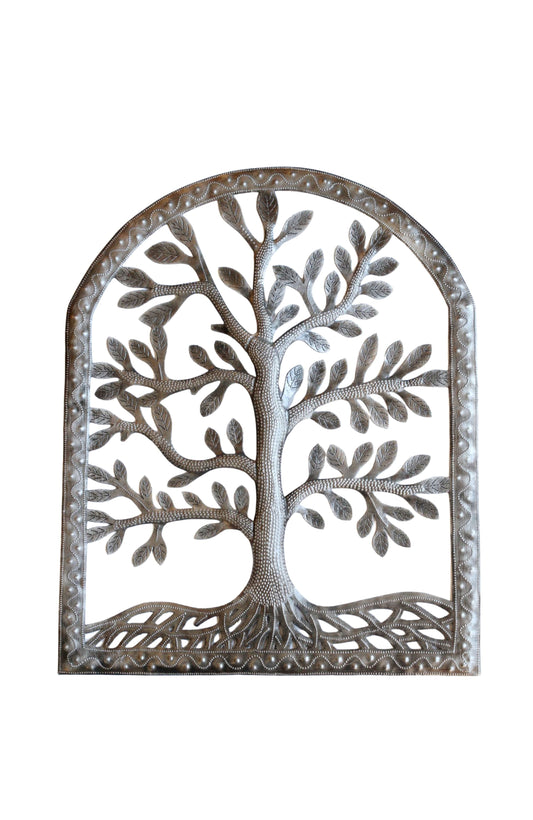 Haitian Tree of Life Metal Art - Arch