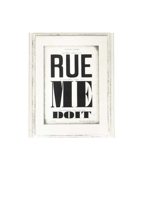 Wooden White Frame - Narrow Large