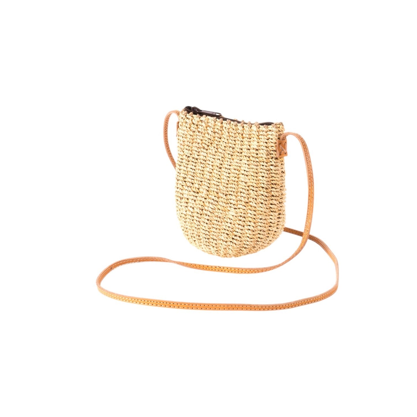 Straw Poof Crossbody