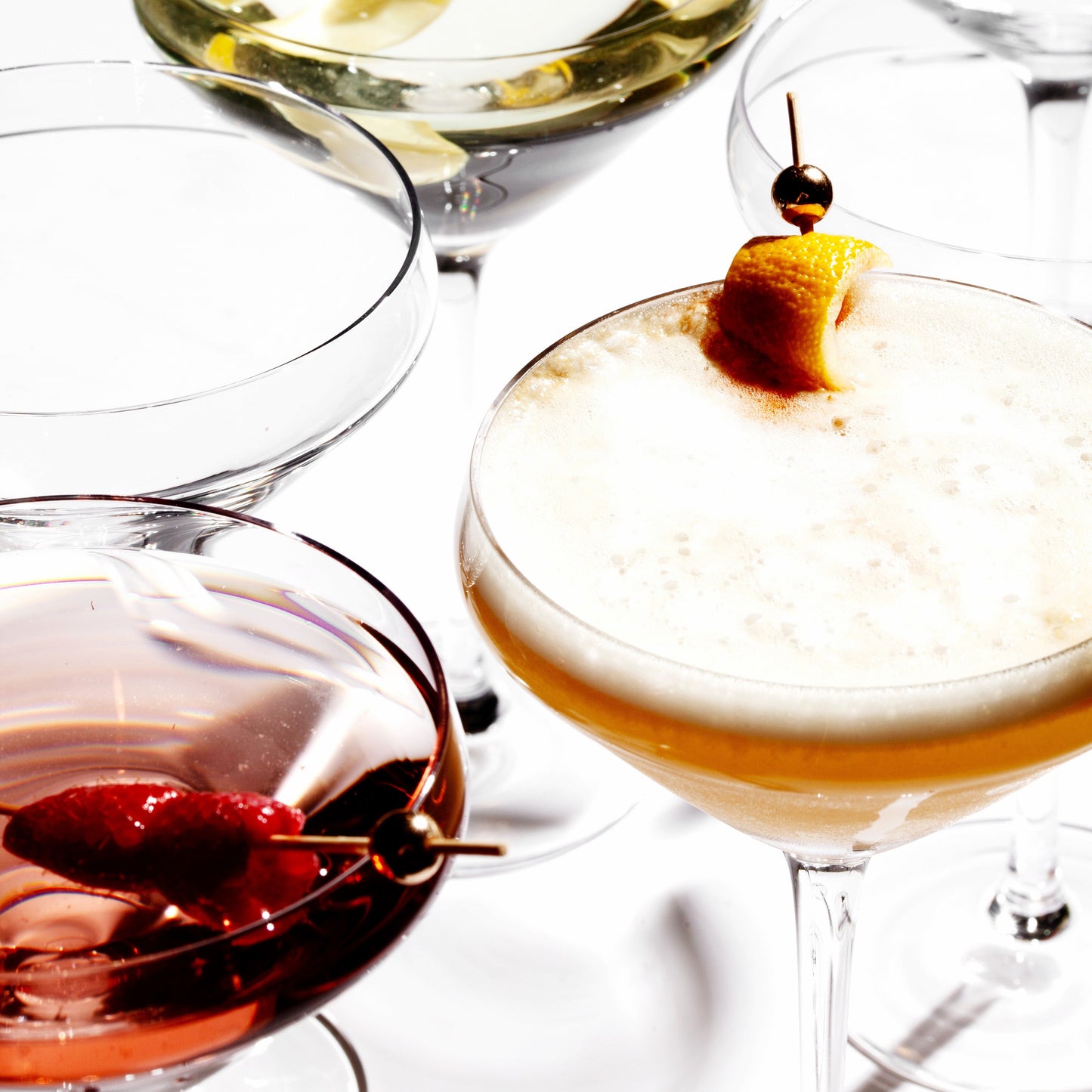 Hand Blown Martini Glass