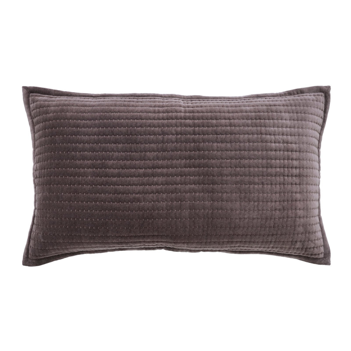Milton Channel Stitched Velvet Coverlet Sham