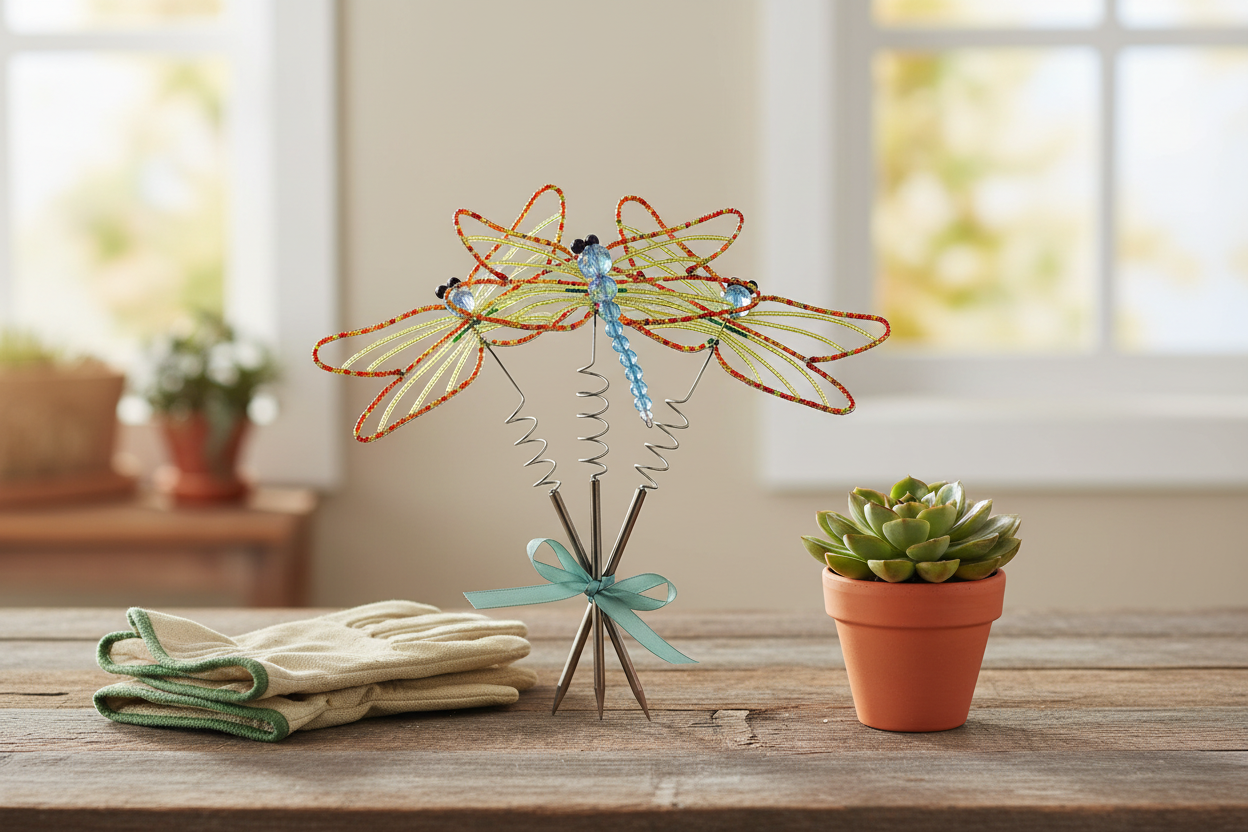 Dragonfly Garden Stake (Set of 3)