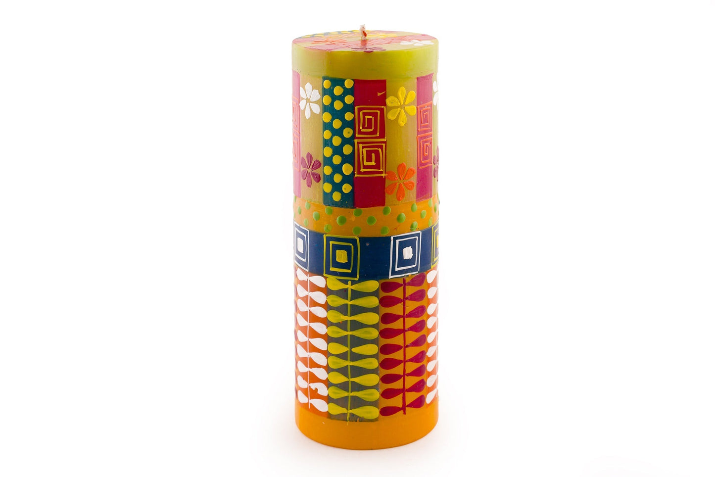 Summer Painted Candles