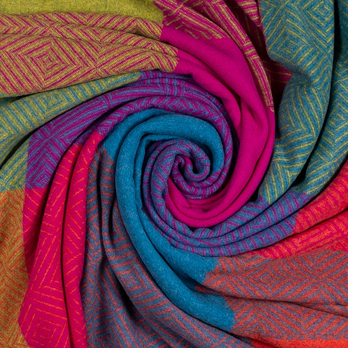 Southampton Home Merino Wool Throw – Block Brilliant