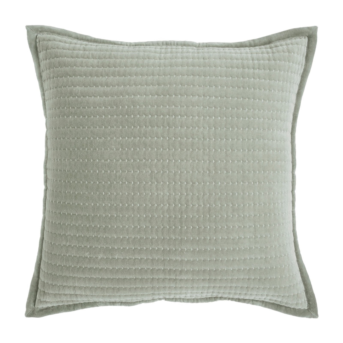 Milton Channel Stitched Velvet Coverlet Sham