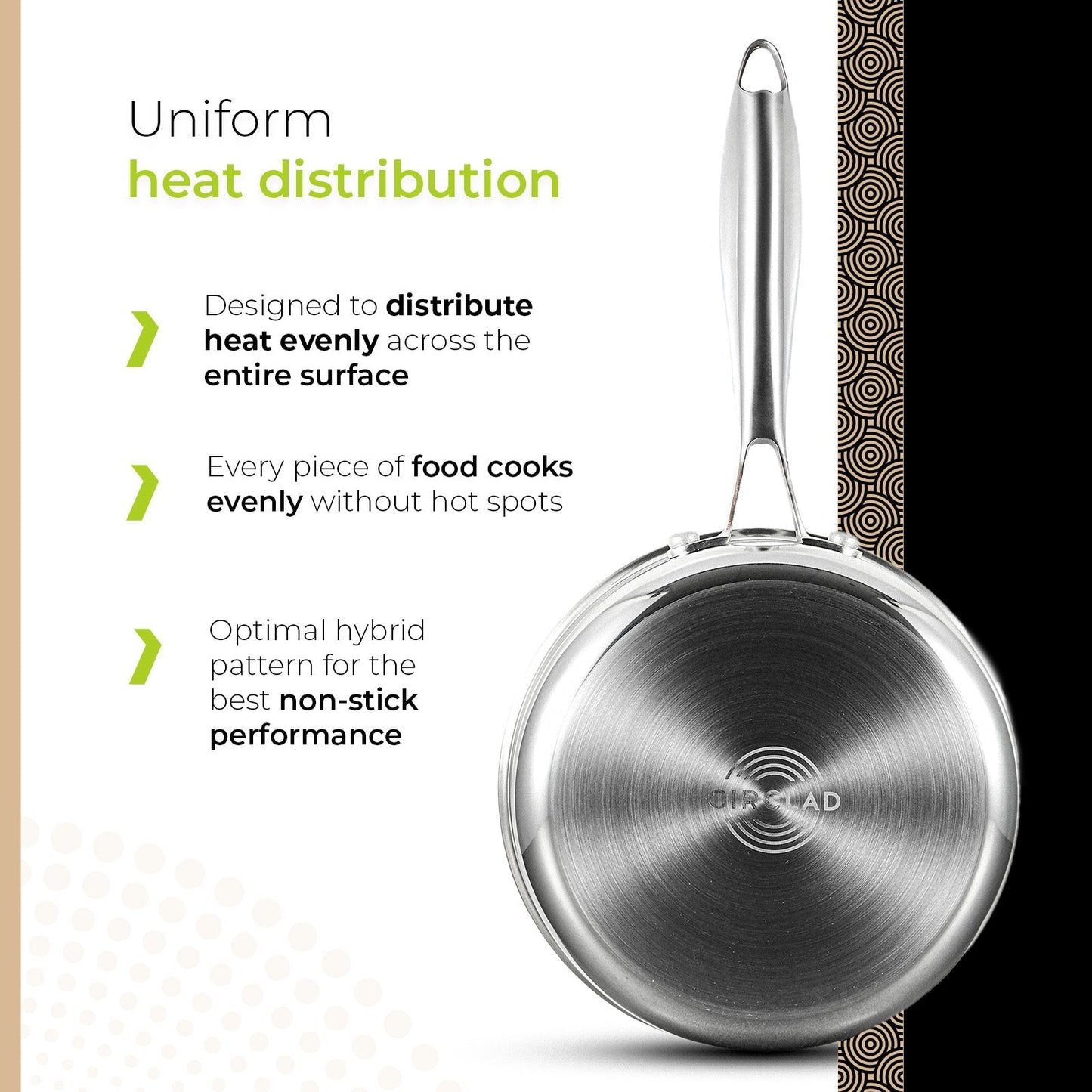 BE | LIVING CIRCLAD Series Sauce Pans with Lid