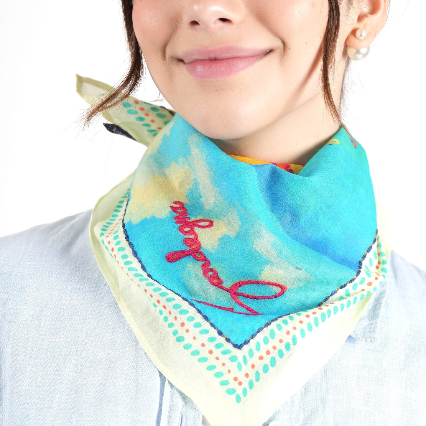 Sardegna Soleil Bandana - Sea Blue