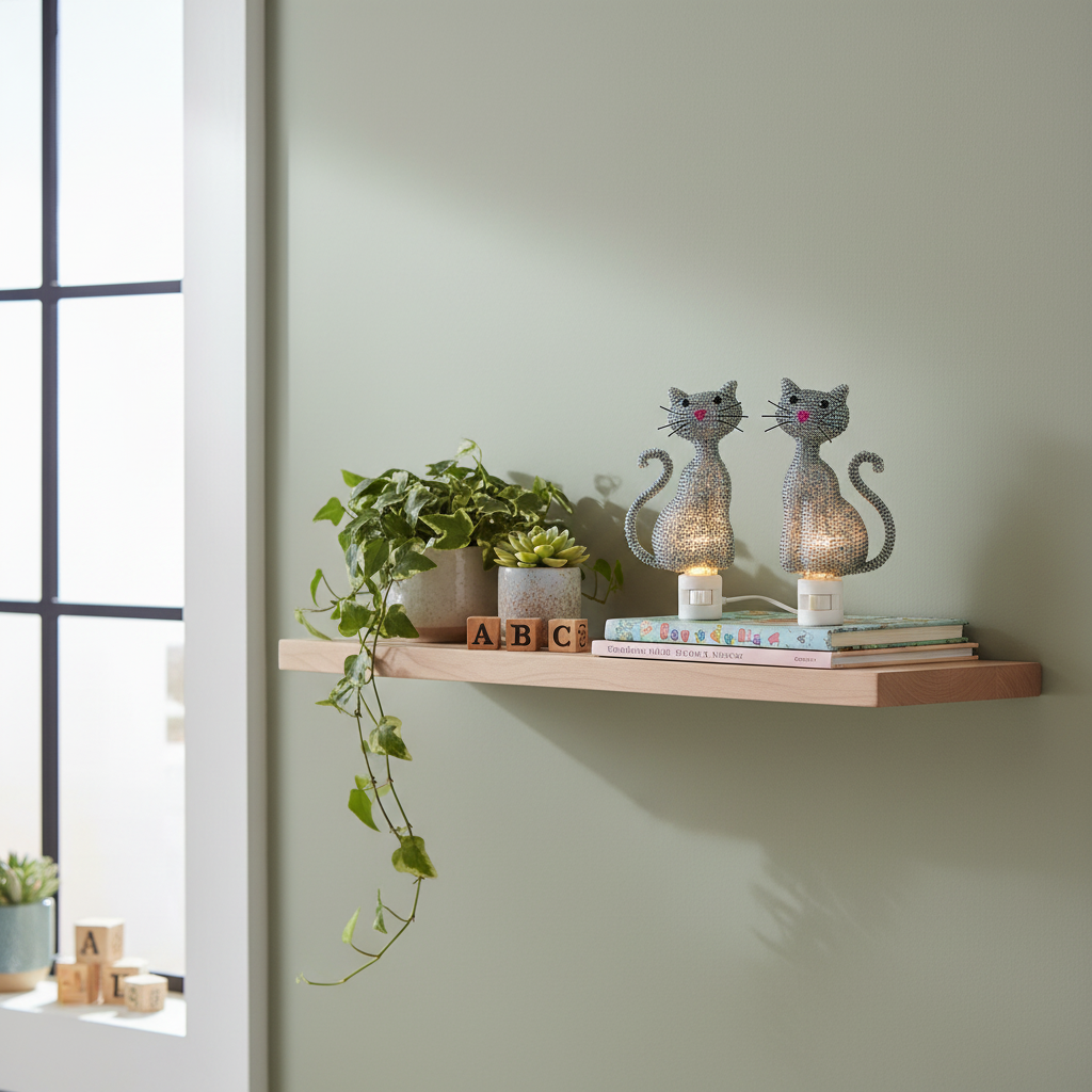 Night Light, Cat (Set of 2)