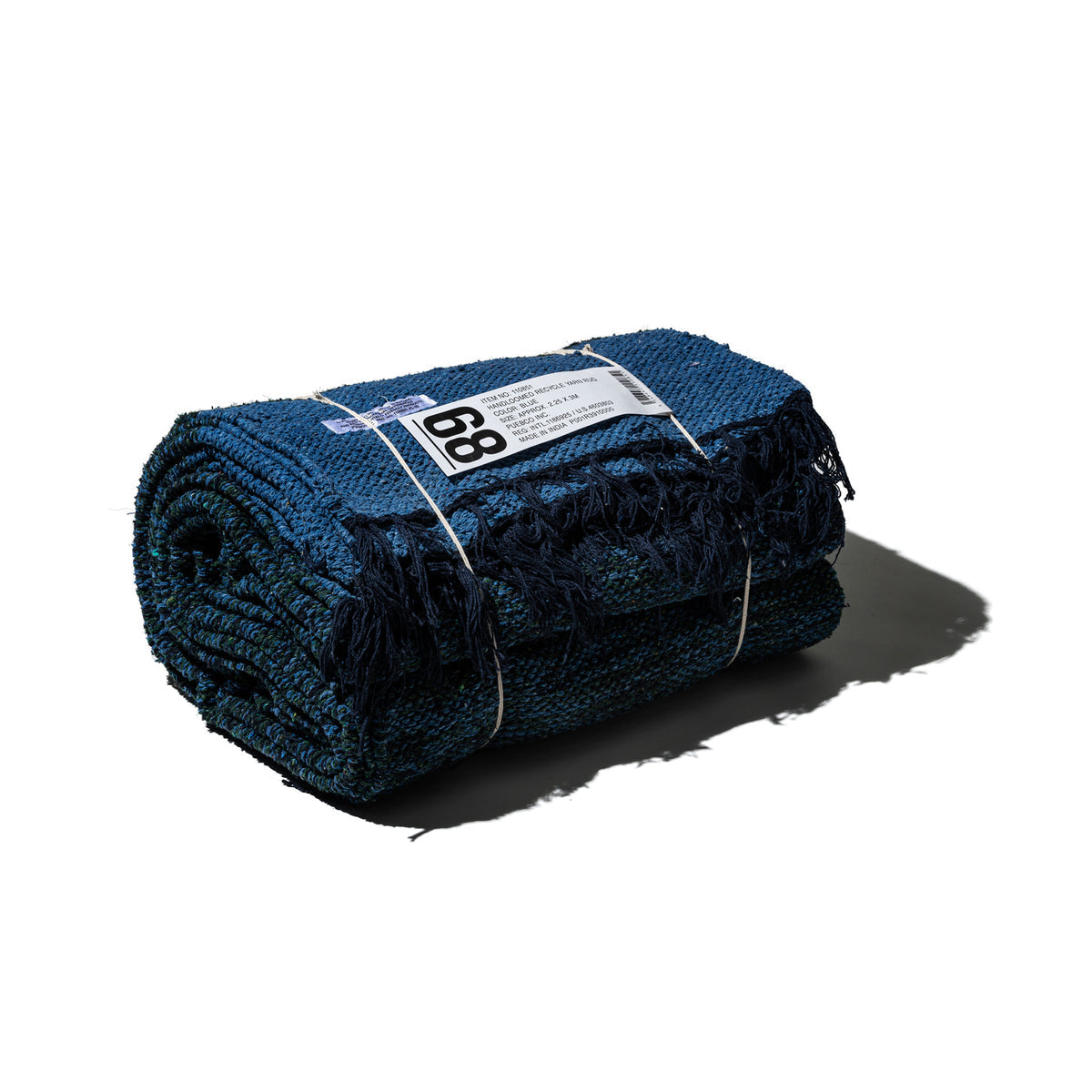 Handloomed Recycled Yarn Rug