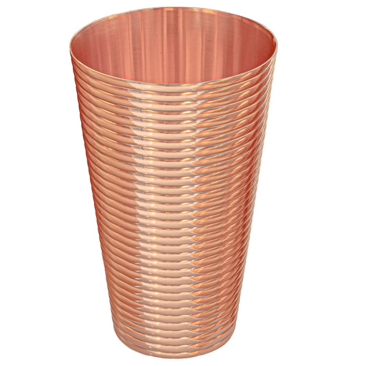 Fluted Copper Tumbler