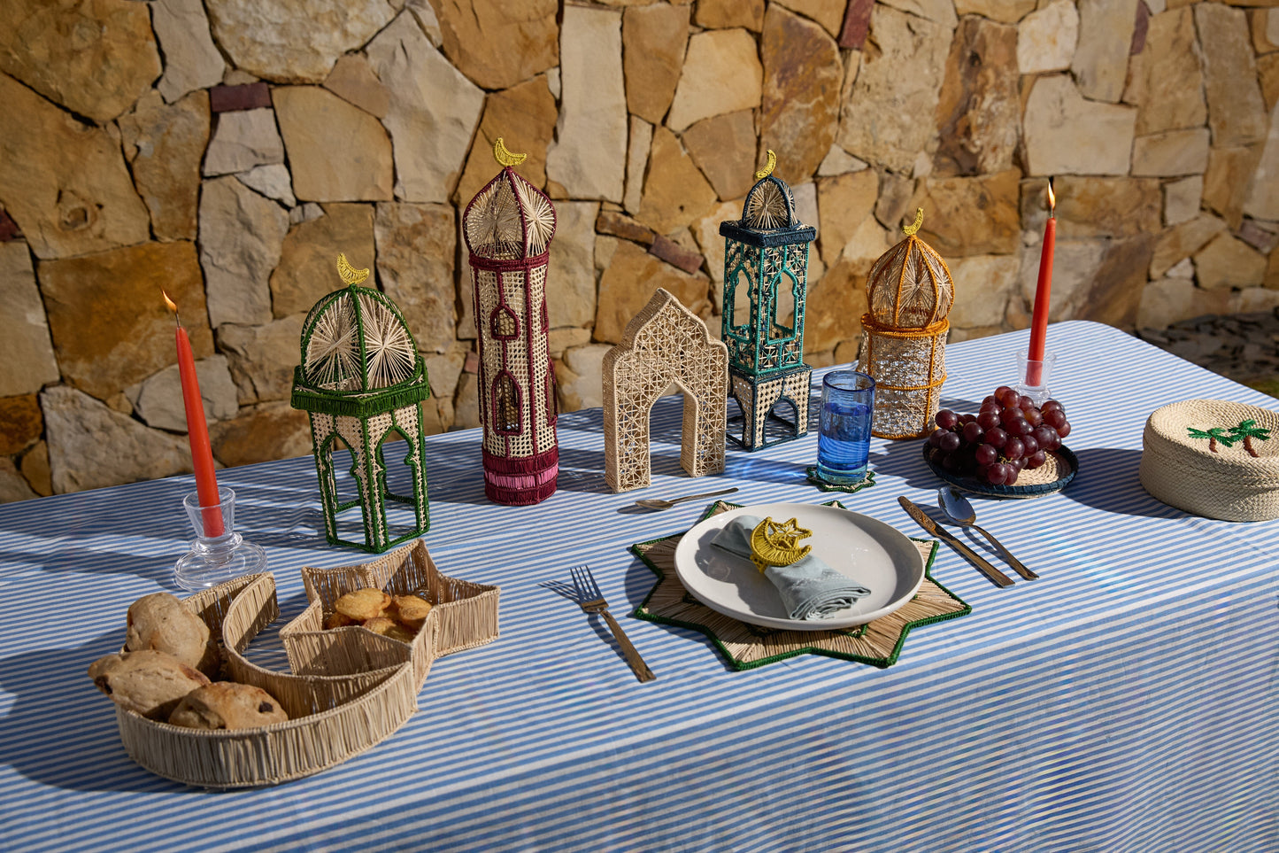 Moon and Star Tray Set