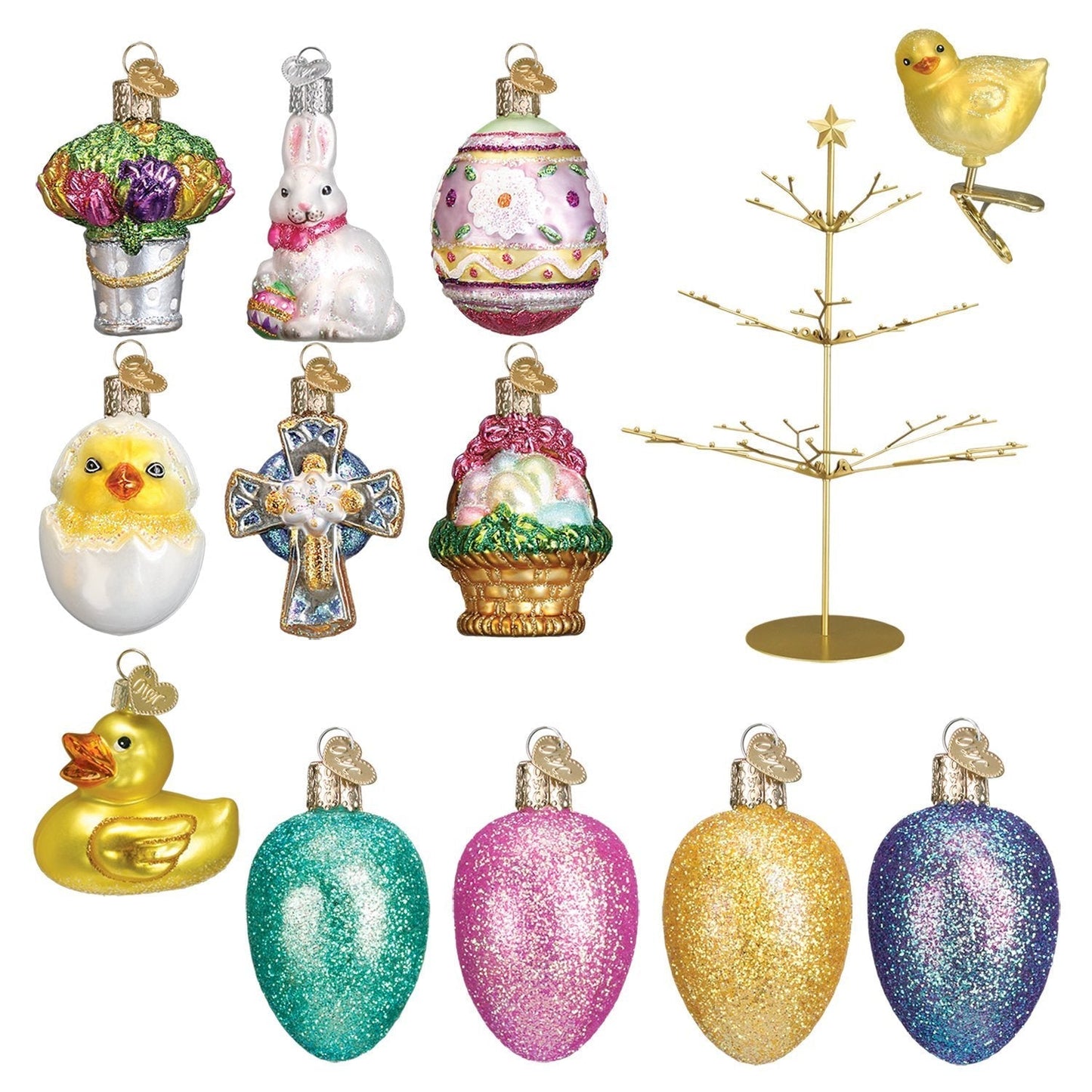 Mini Easter Tree & Ornament Set