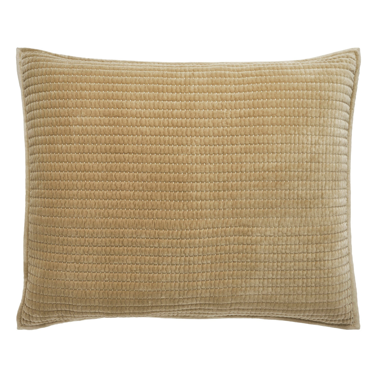 Milton Channel Stitched Velvet Coverlet Sham