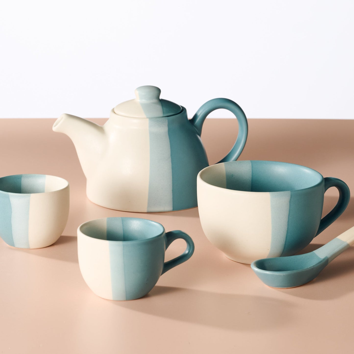Pheeka Striped Teapot