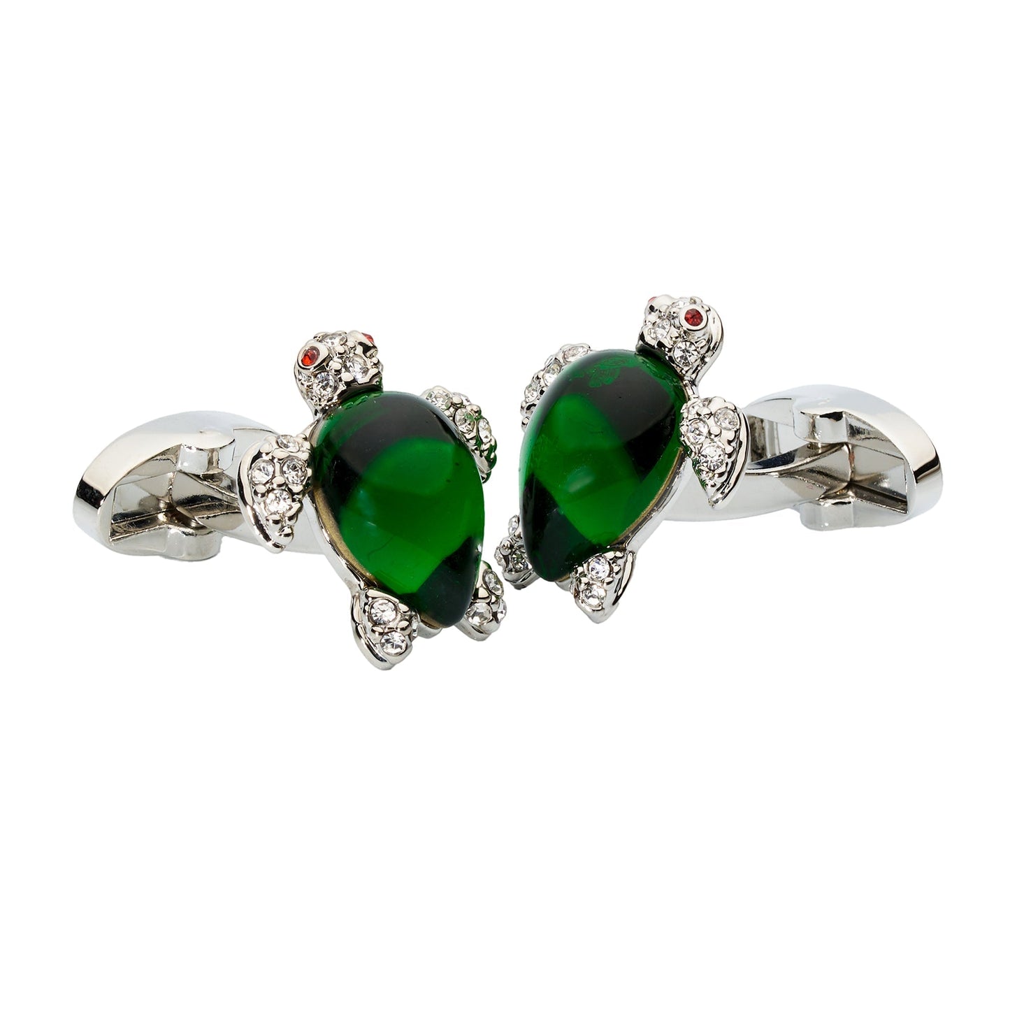 Crystal Turtle Cufflinks