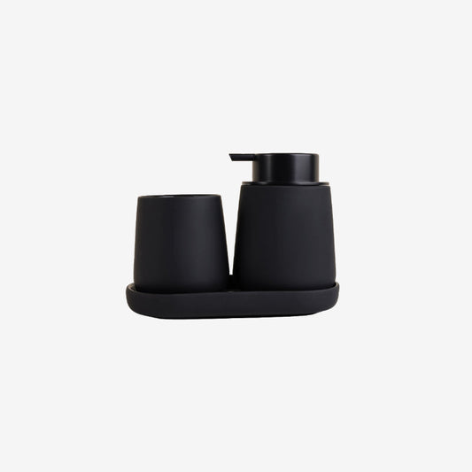 Rubber Paint Foaming Bathroom Accessories Set Sustainable Ceramic