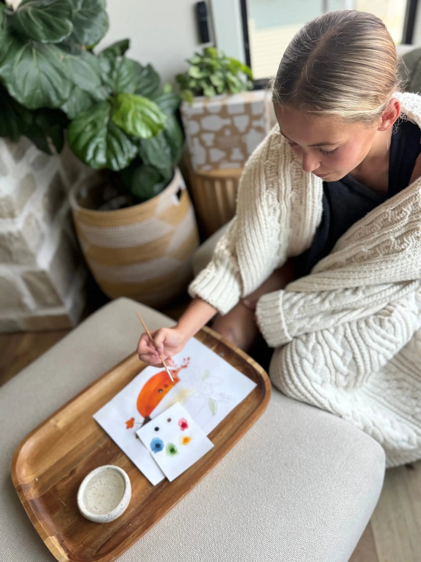 All-in-One Watercolor Art Prints + Postcards: Vibrant Botanicals