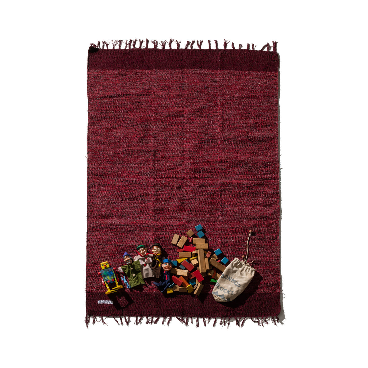 Handloomed Recycle Yarn Rug