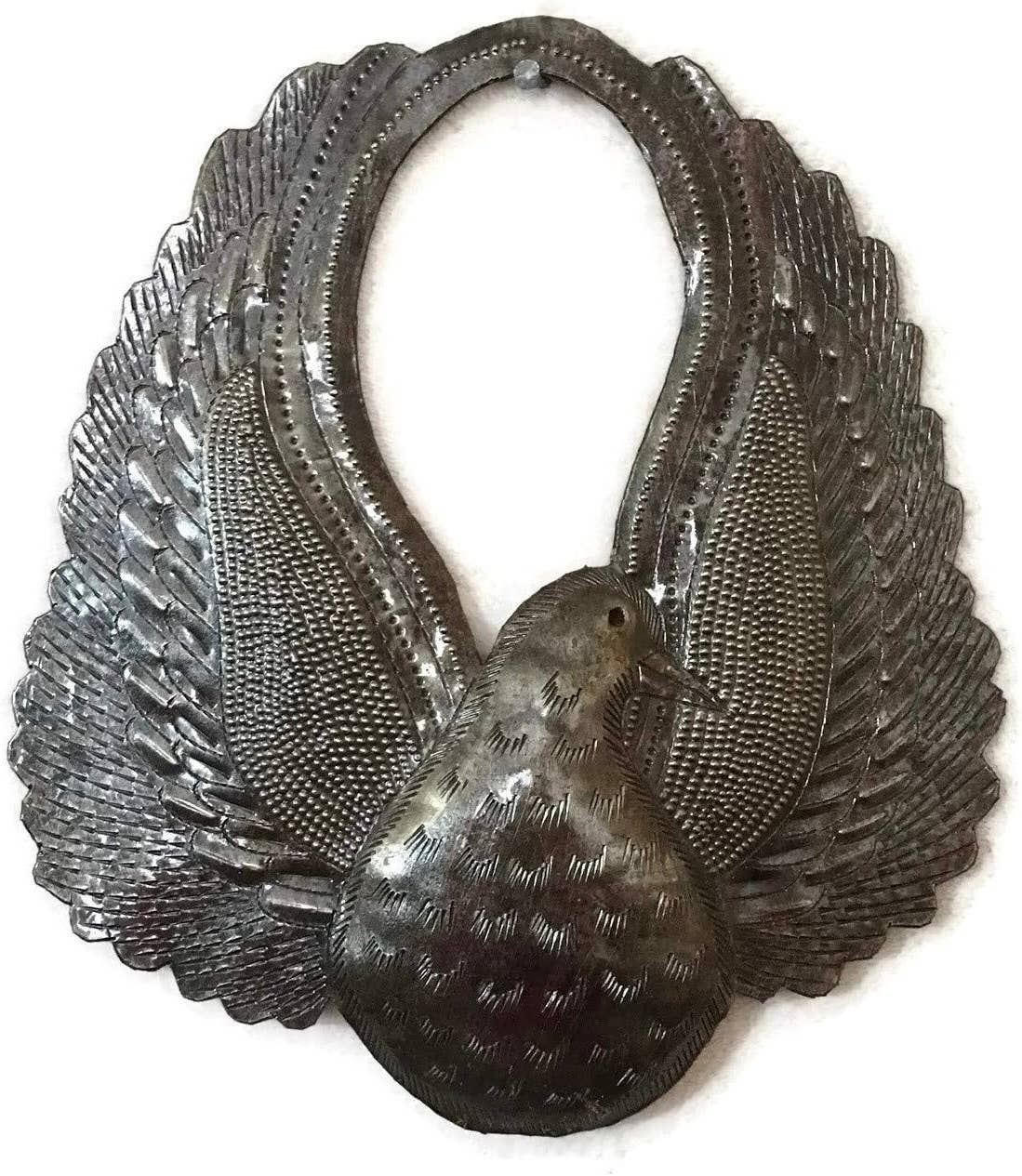 Dove of Peace, Decorative Bird, Haiti 8.5" X 9"
