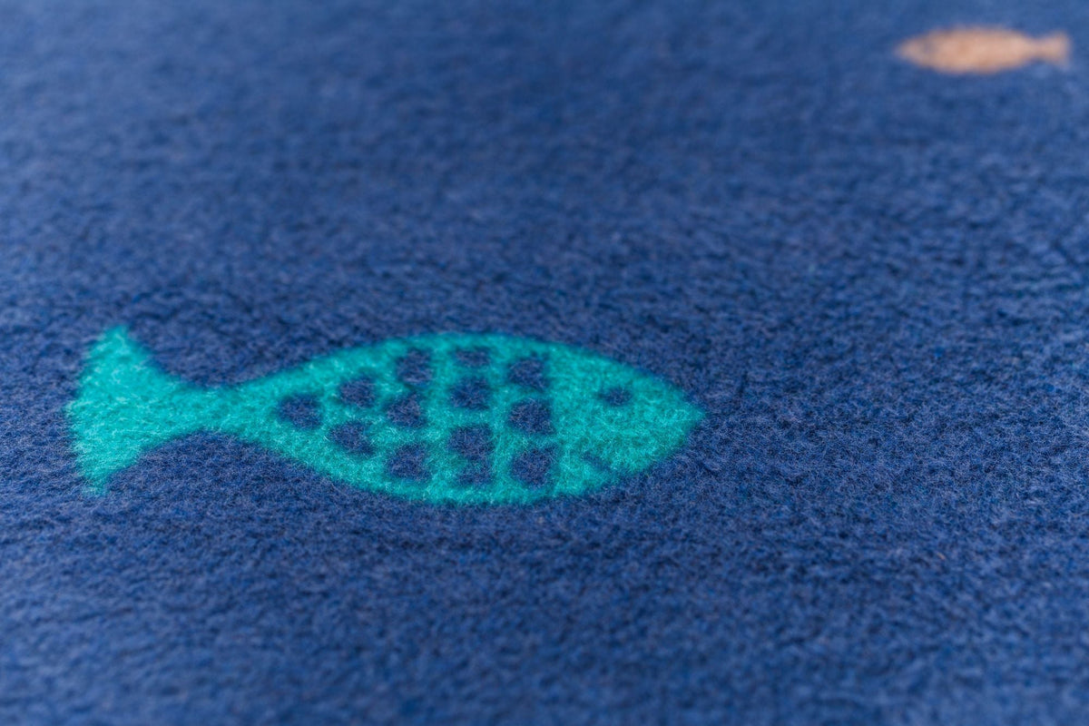 MILA Baby Blanket "School of Fish"