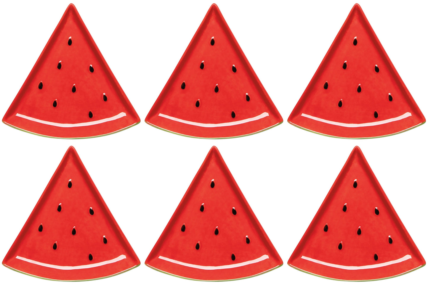 Set of 6 Shaped Dish Melon Pop