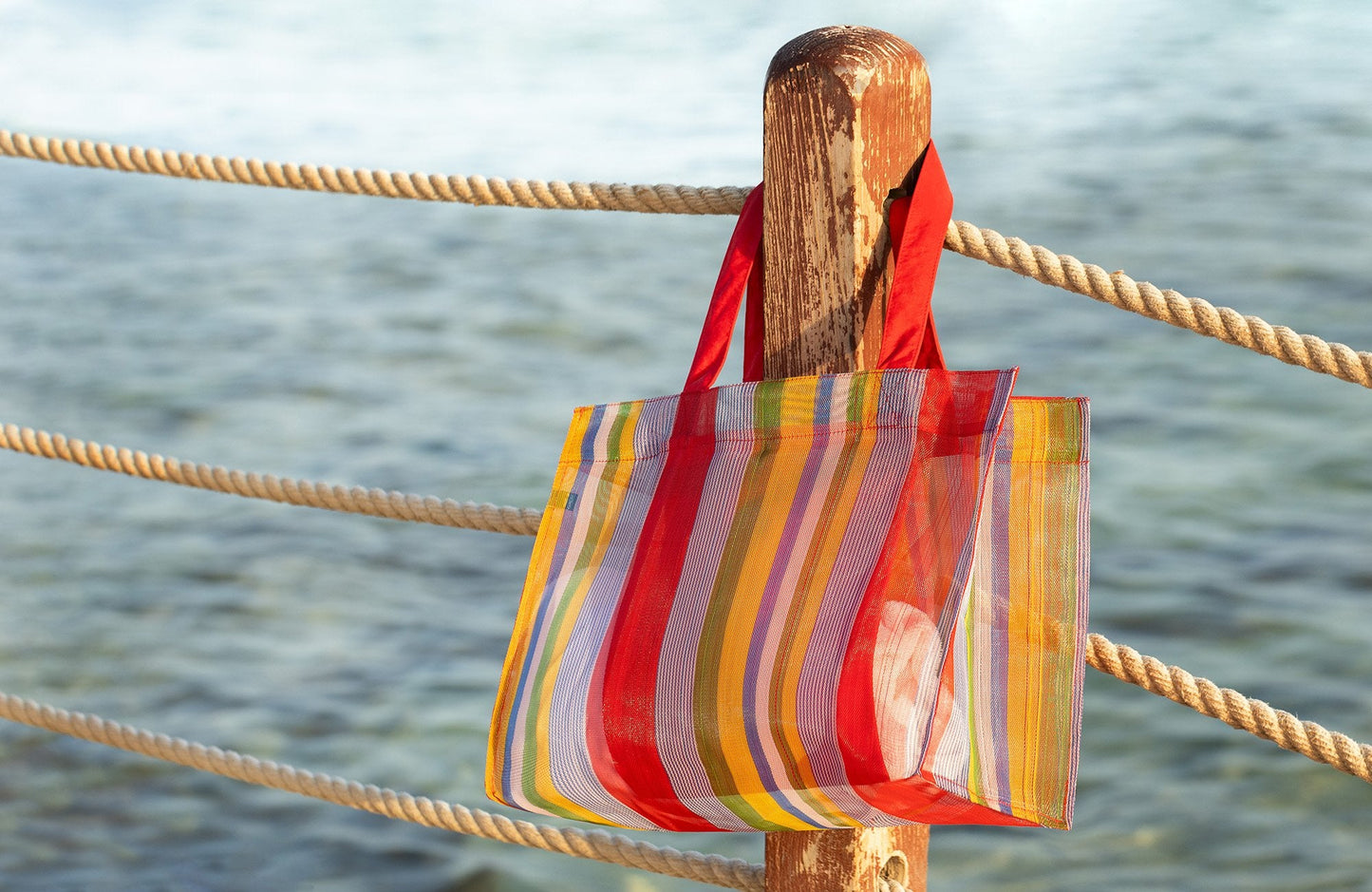 Striped Tote