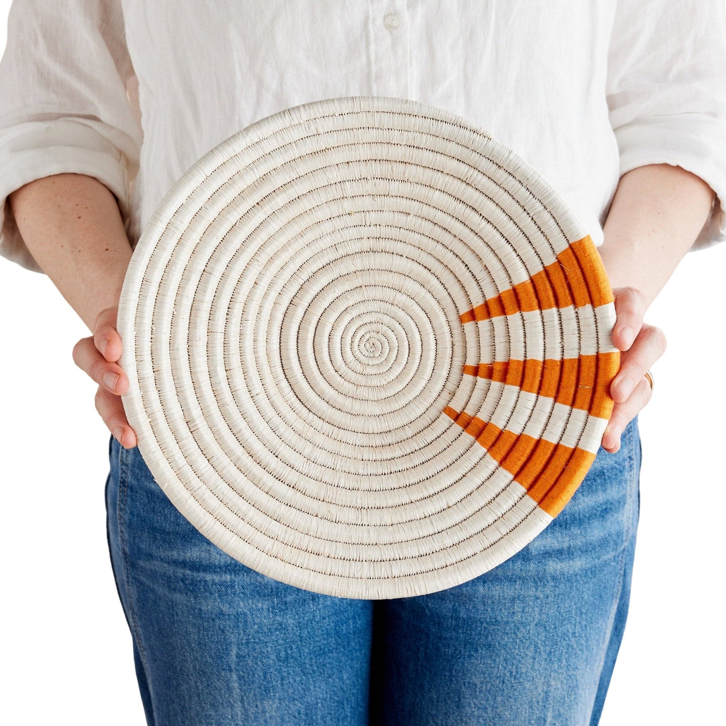 Moja Orange Wall Basket