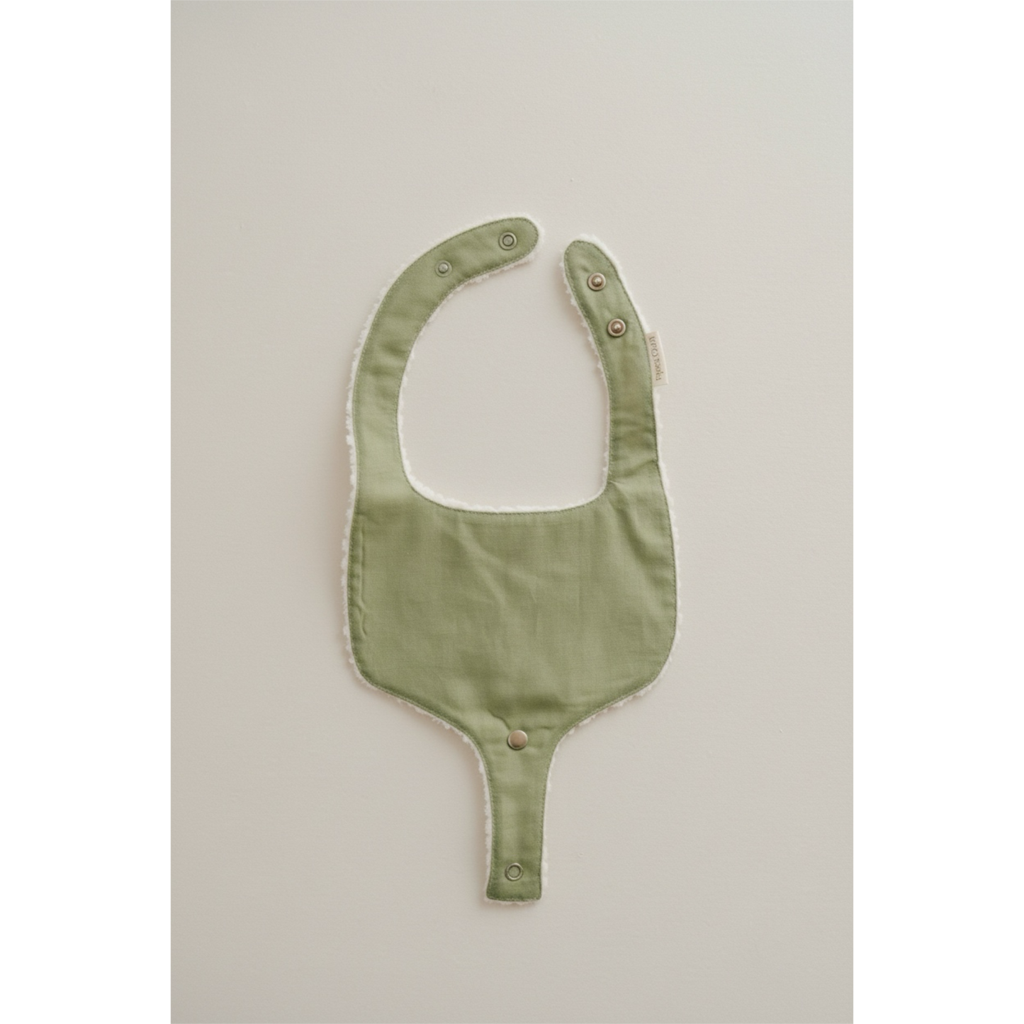Soothe & Snap Pacifier Bib- Olive Grove