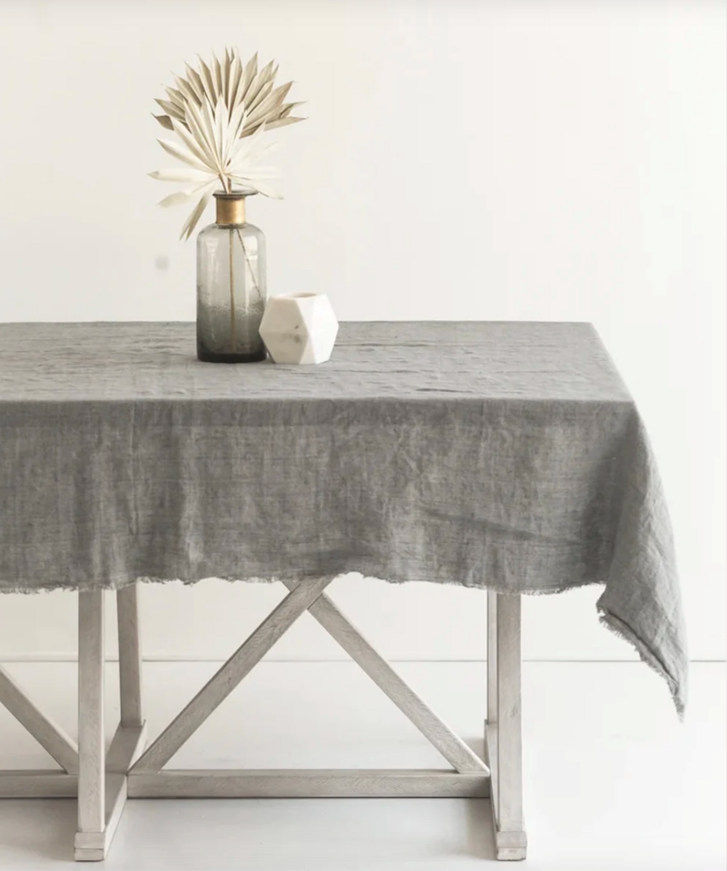 Stone Washed Linen Tablecloth