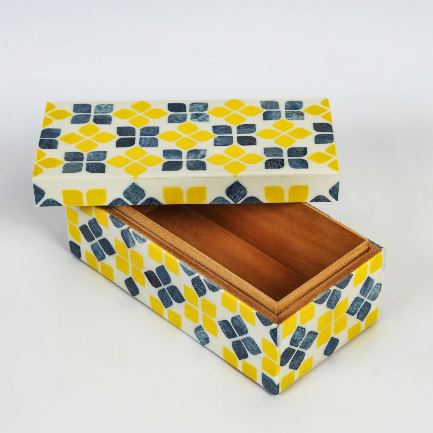 Marigold Mosaic Bone Inlay Storage Box