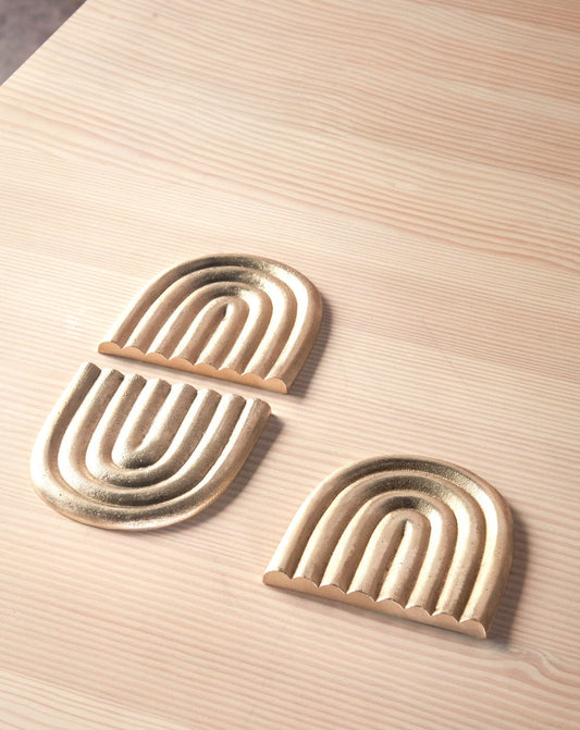 Rainbow Trivet - Solid Brass