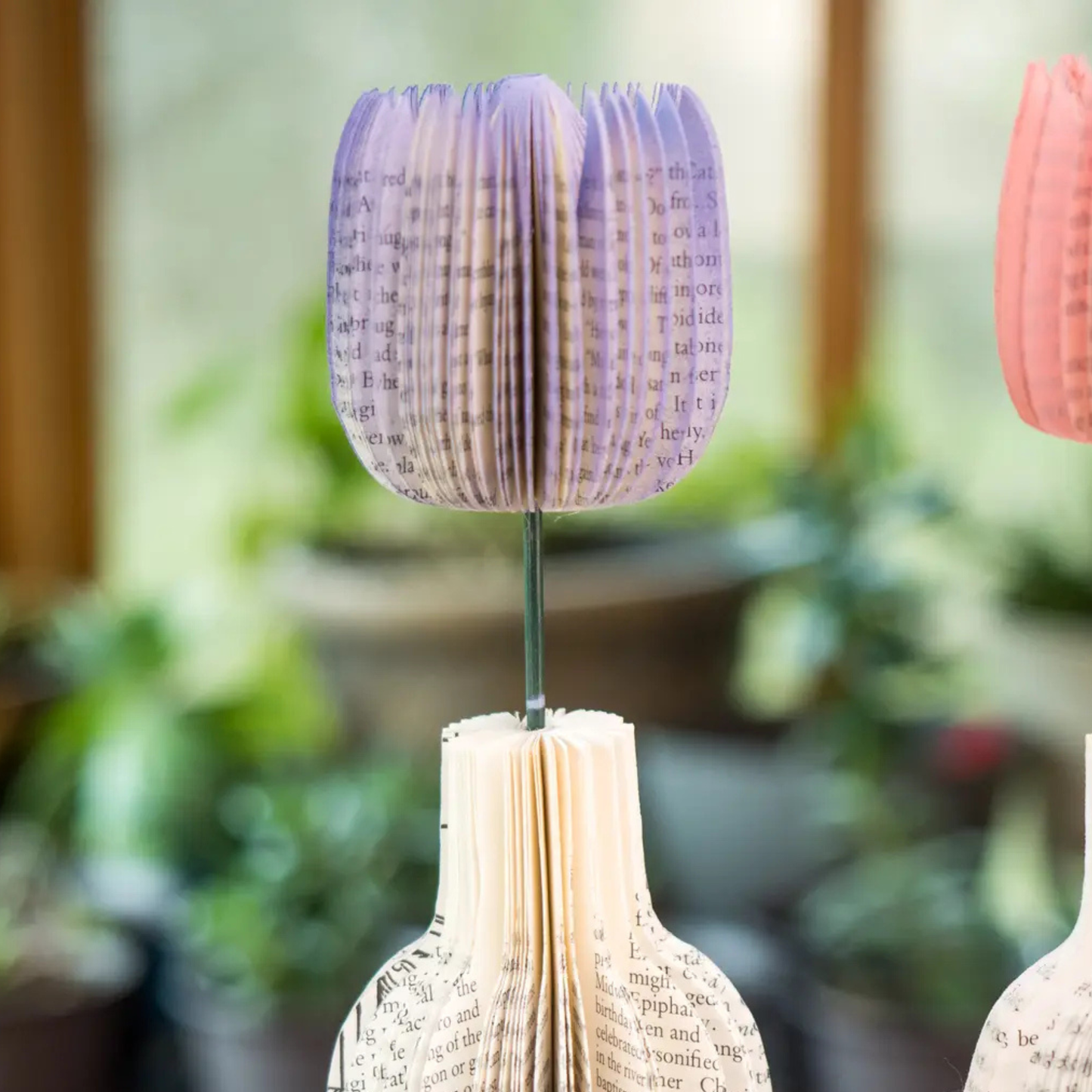 Book Flower Vase