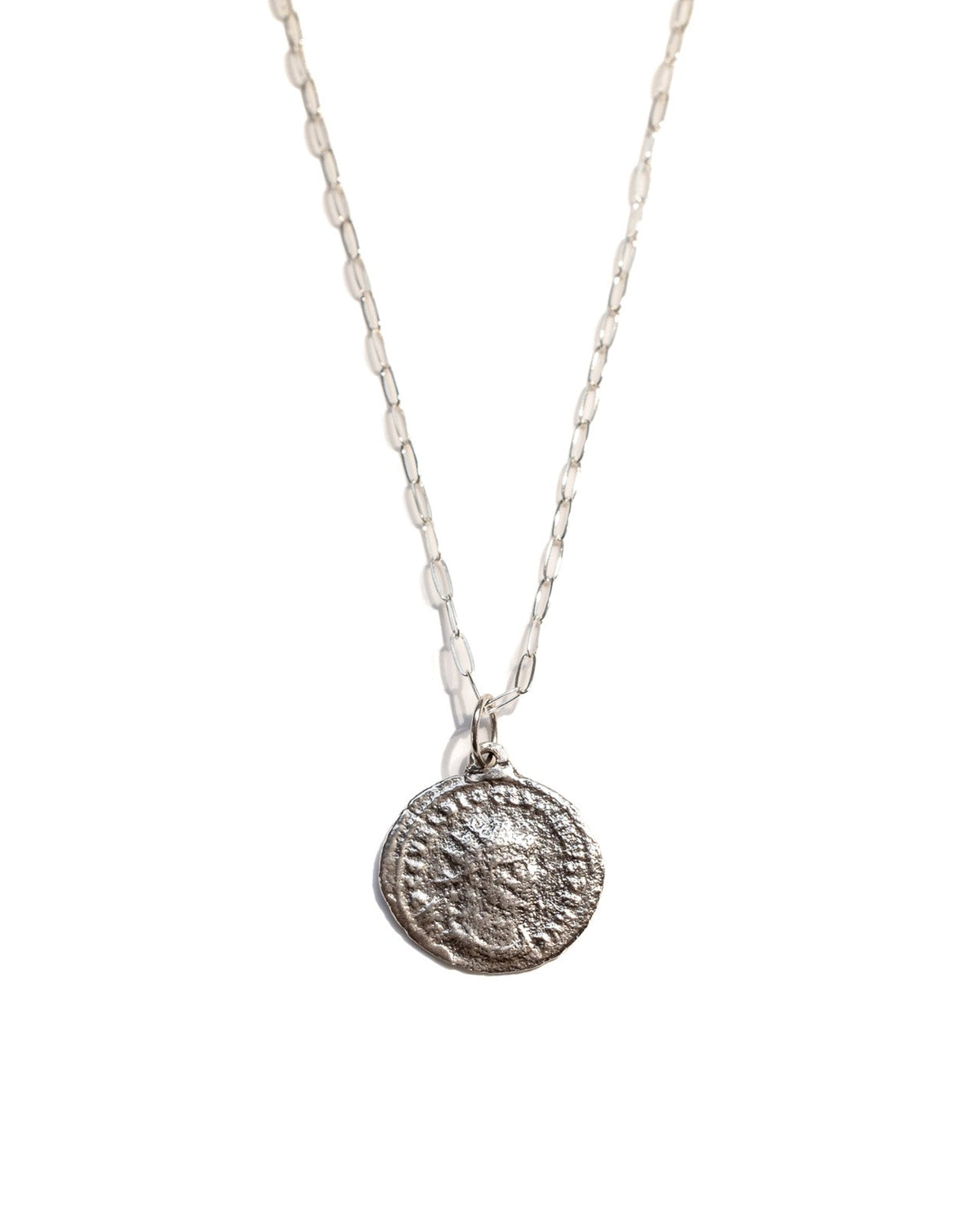 Nautical Mile Silver Coin Necklace