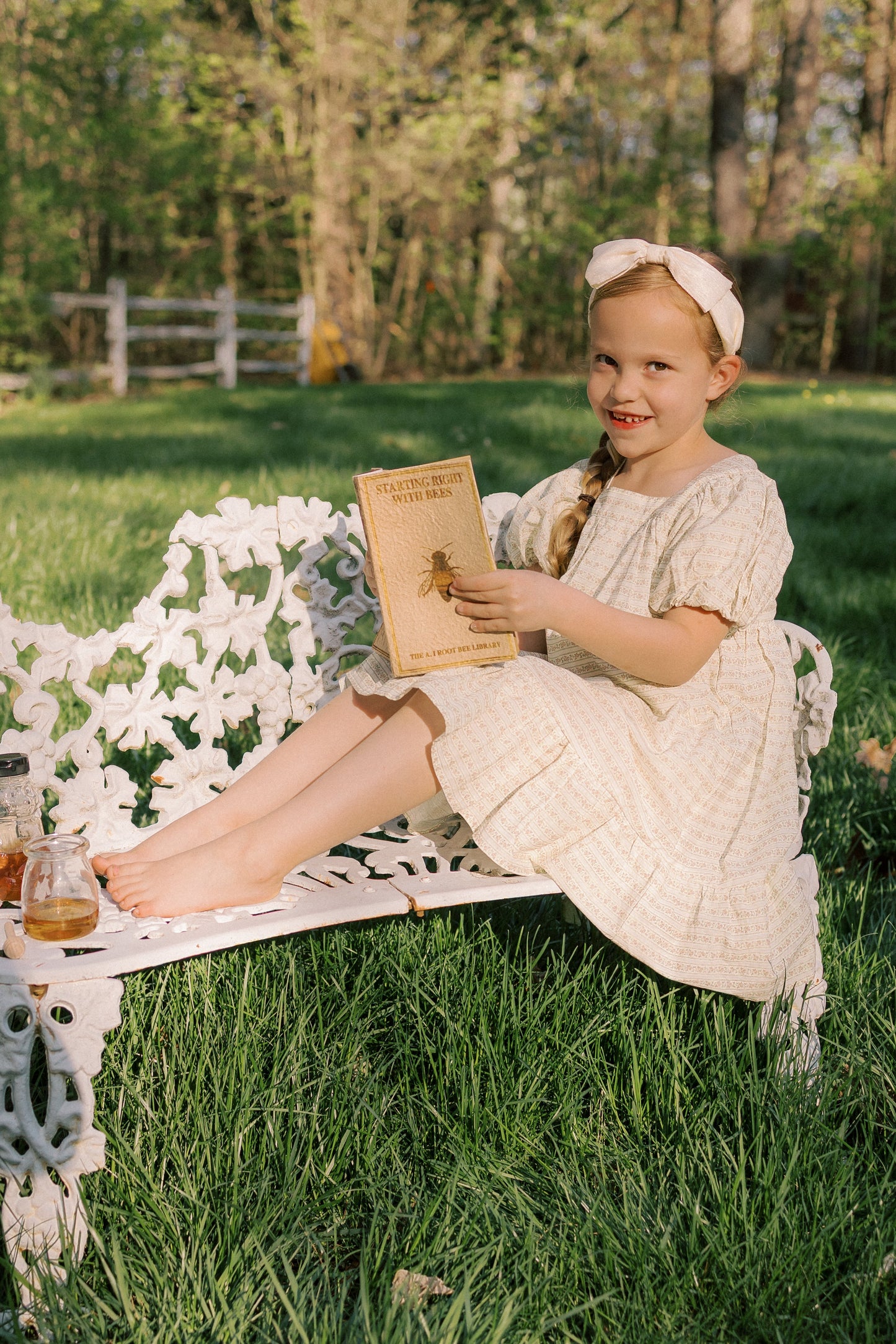 Weekend Dress  Blush Vine Stripe