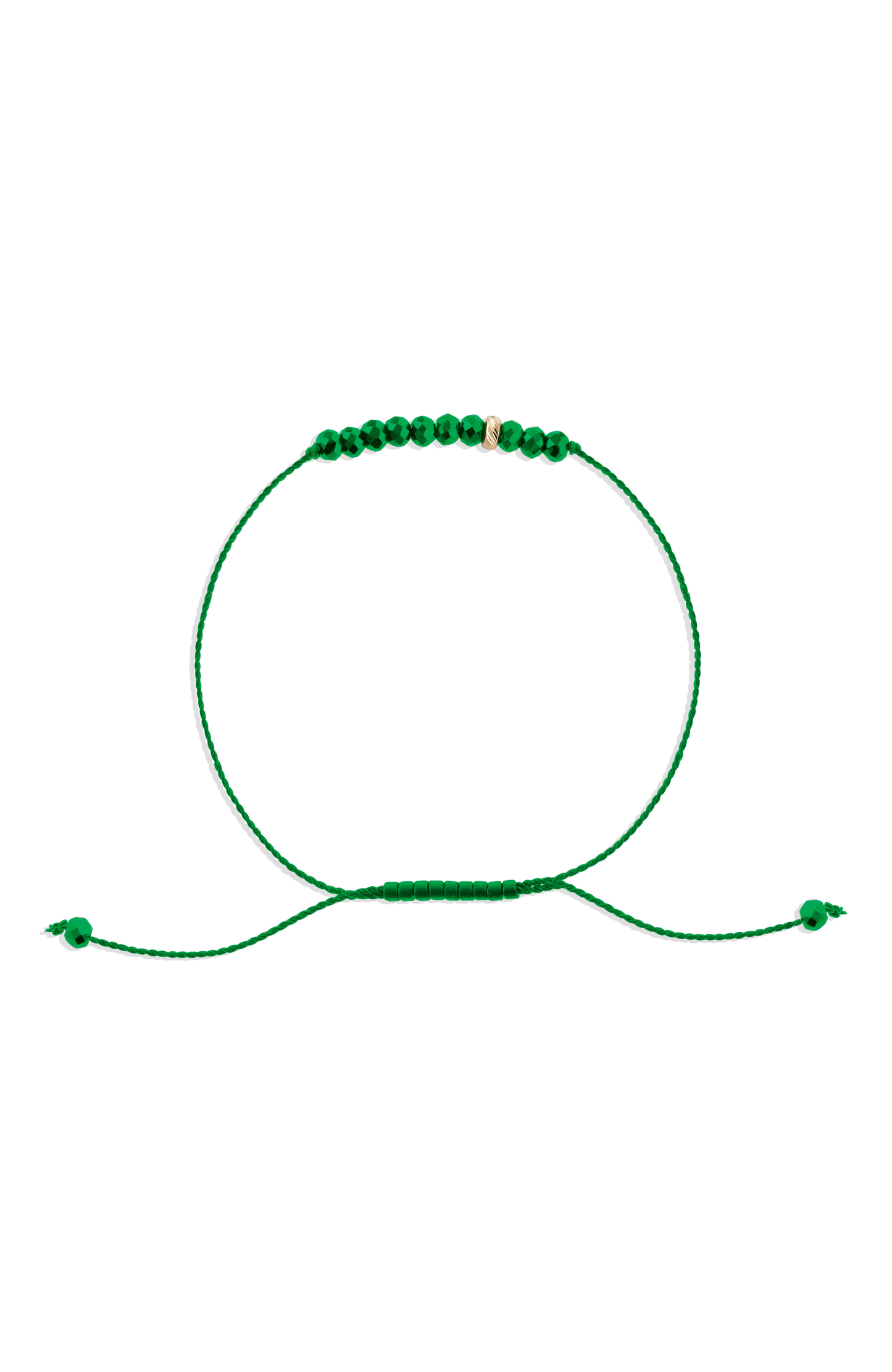 The Energy Project - Transformation Bracelet - Malachite & Solid 14K Gold Bead