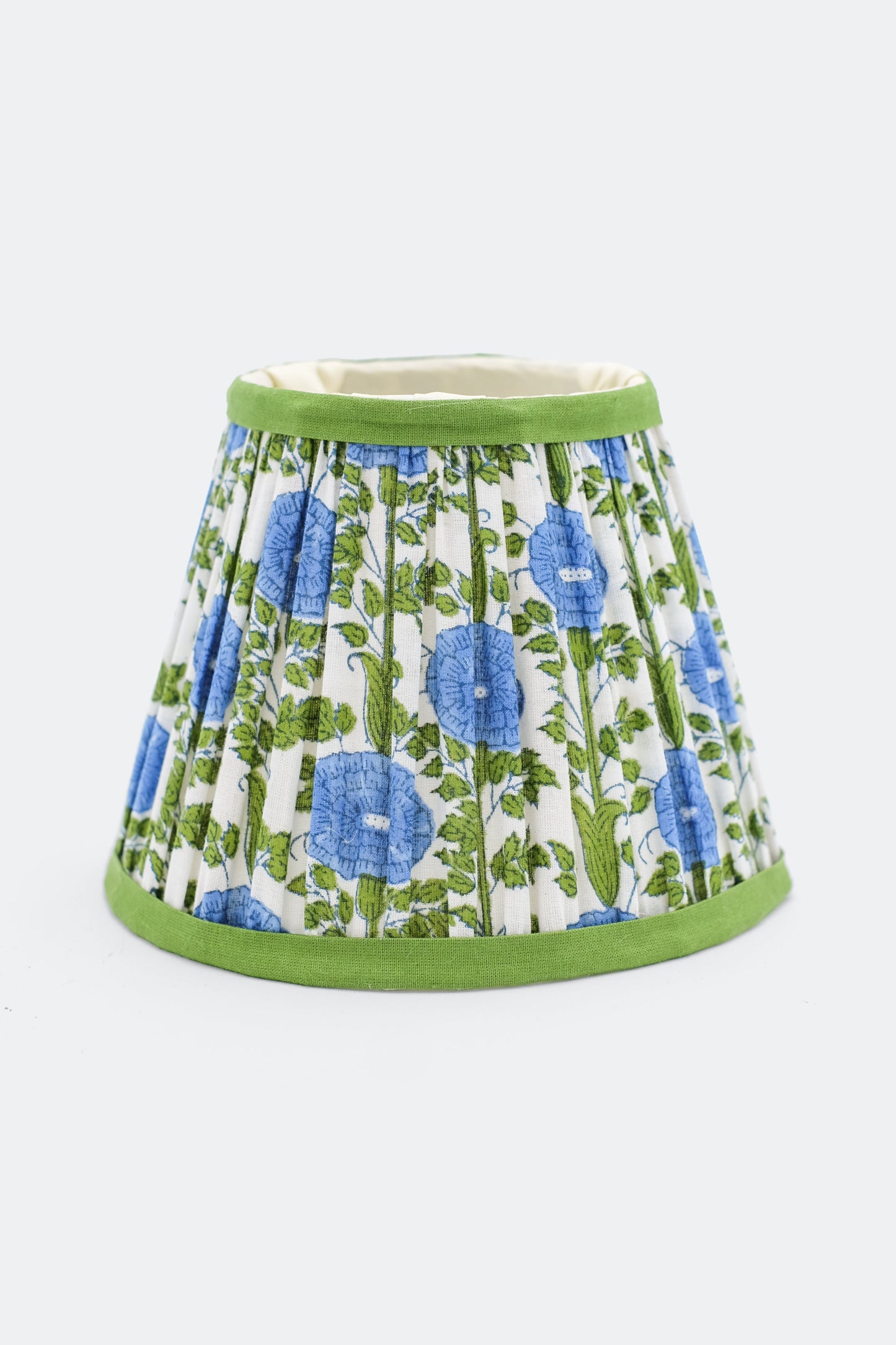 6'' Mini Pleated Lampshade —  Blockprint