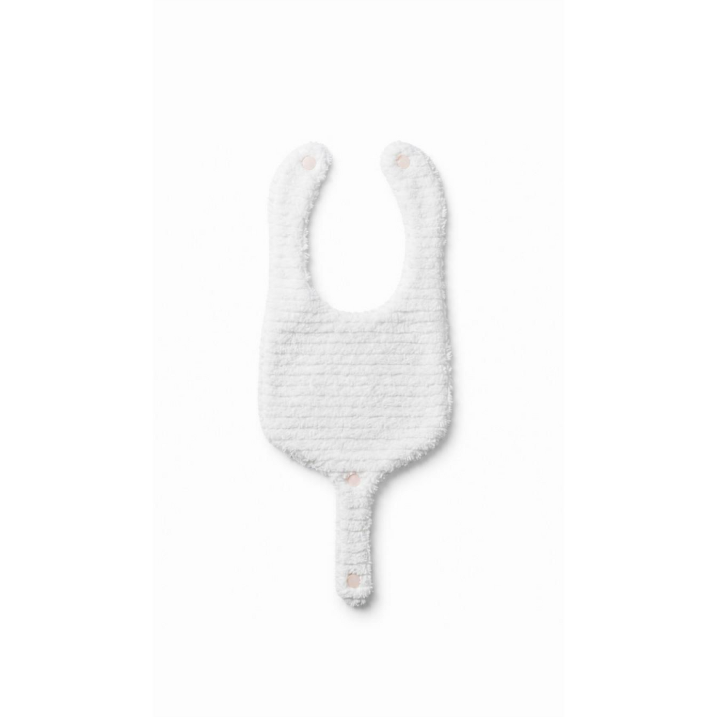 Sooth & Snap Pacifier Bib - Antique Rose