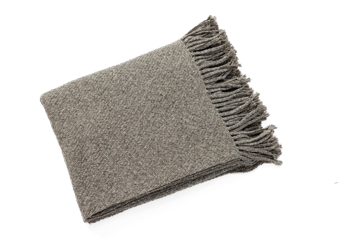 Kulsi Collection - Pima Cotton & Undyed Baby Alpaca - Graphite Throw