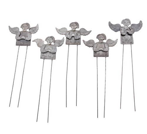 Angel Garden Stakes – Handmade Haitian Metal Art, Fair Trade
