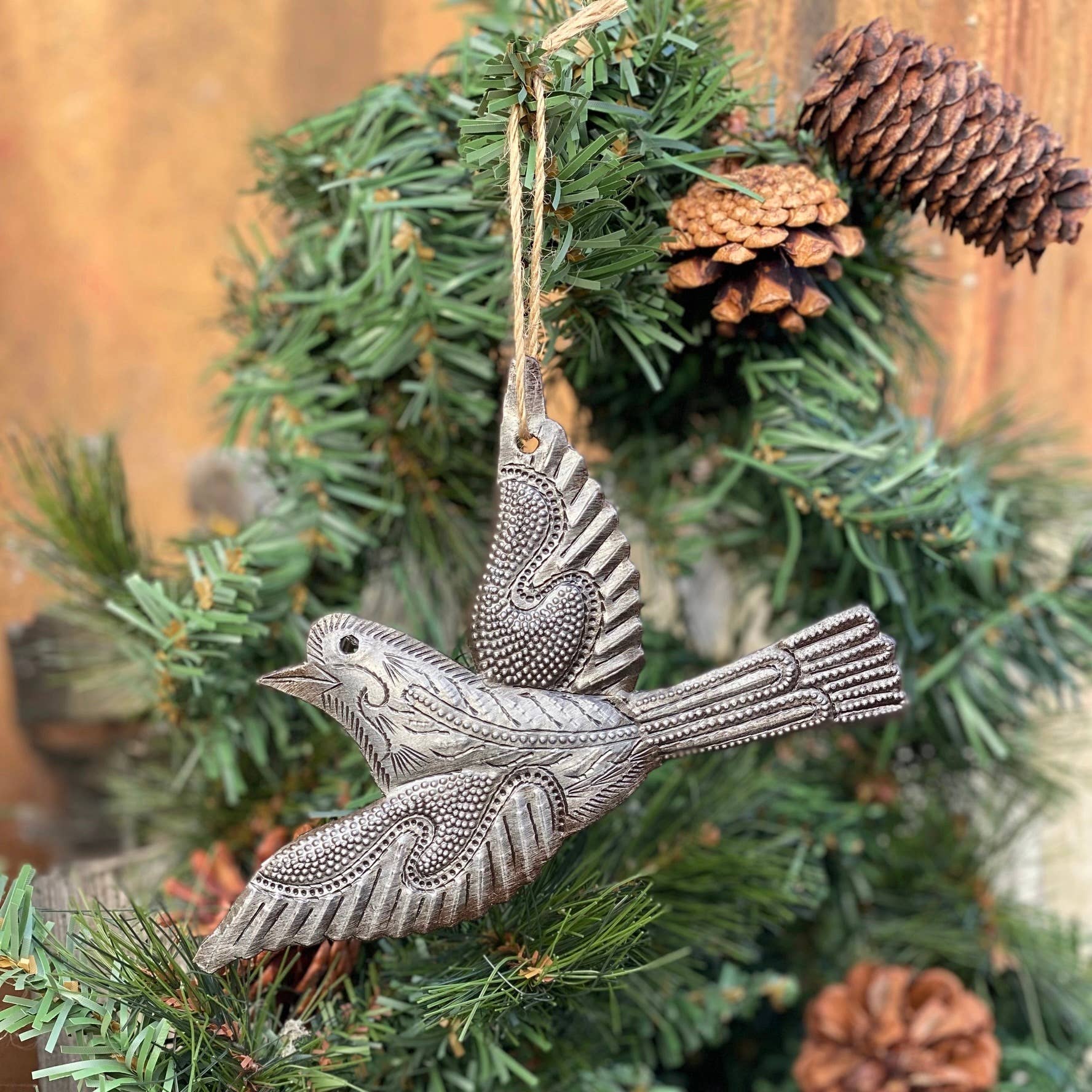 Set of 5 Metal Birds $5 ea. Flock Flying Left Recycled Art