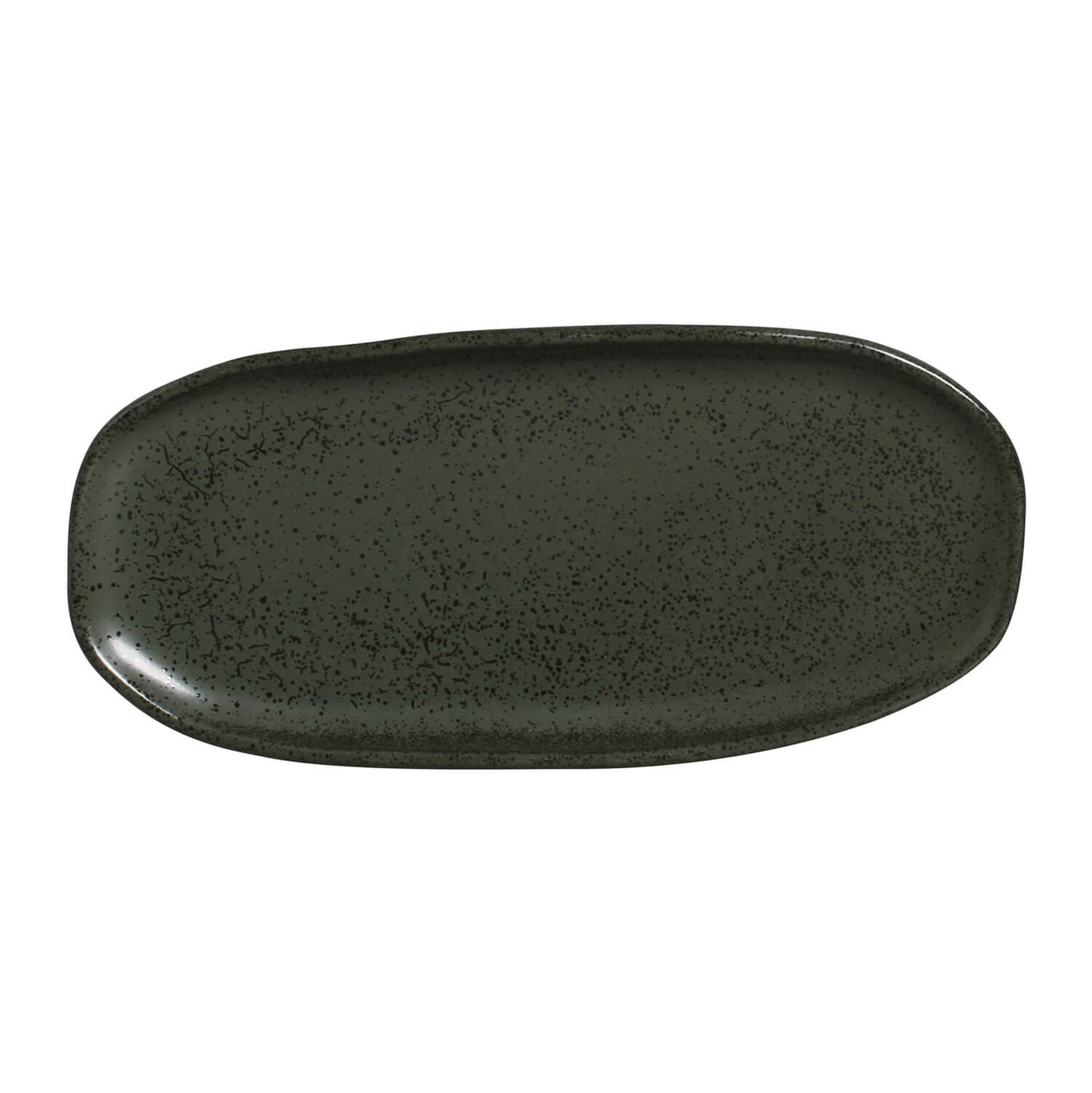 Shallow Organic Oval Platter Small Set of 4