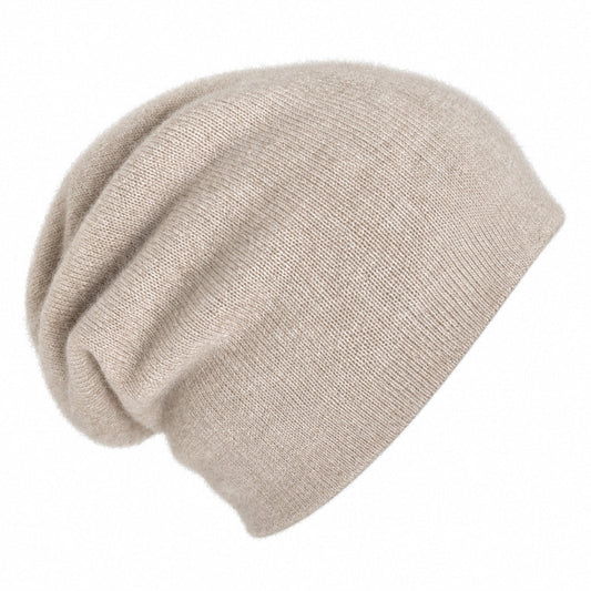 Mushroom Reversible Cashmere Beanie