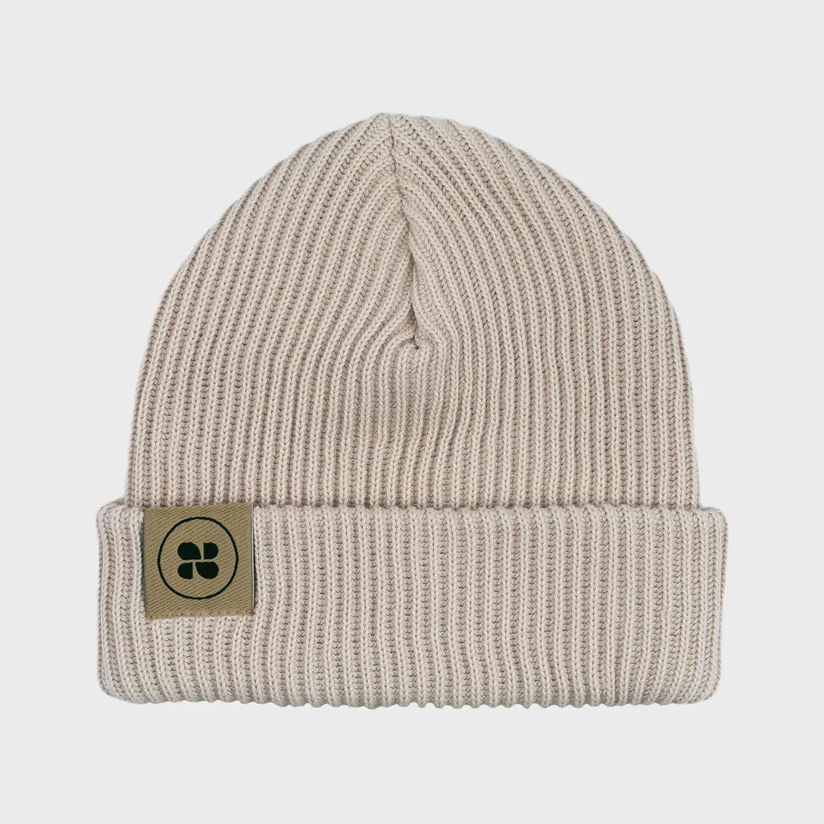 Beige winter beanie – warm and comfortable for cold days