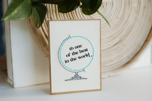 Best in the World Greeting Card