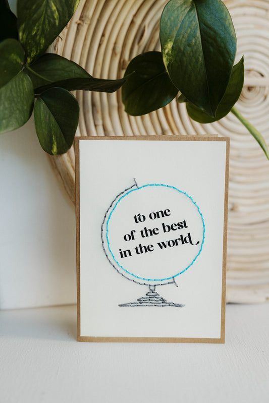 Best in the World Greeting Card