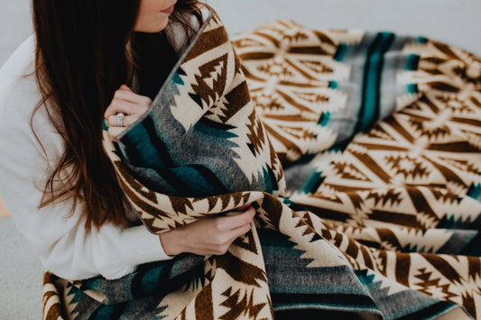 Quichua Blanket - Rainfall