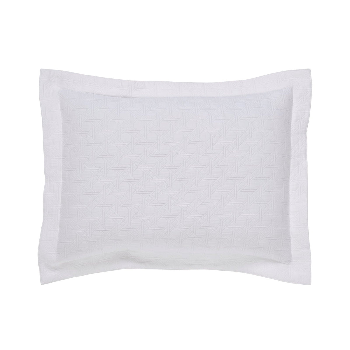 Frontier Geometric Matelasse Coverlet Sham