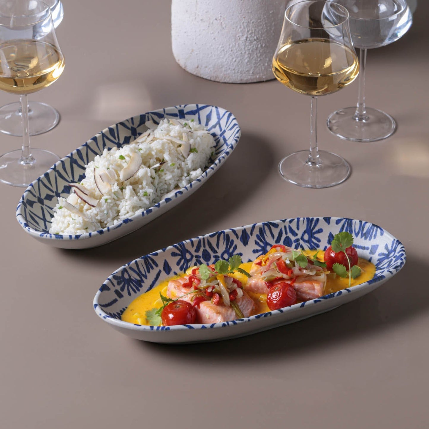 Deep Oval Platter Set of 4
